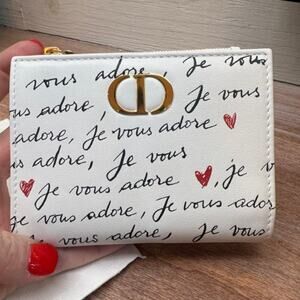 Dior Christian Dior Caro Leather Wallet - NWT